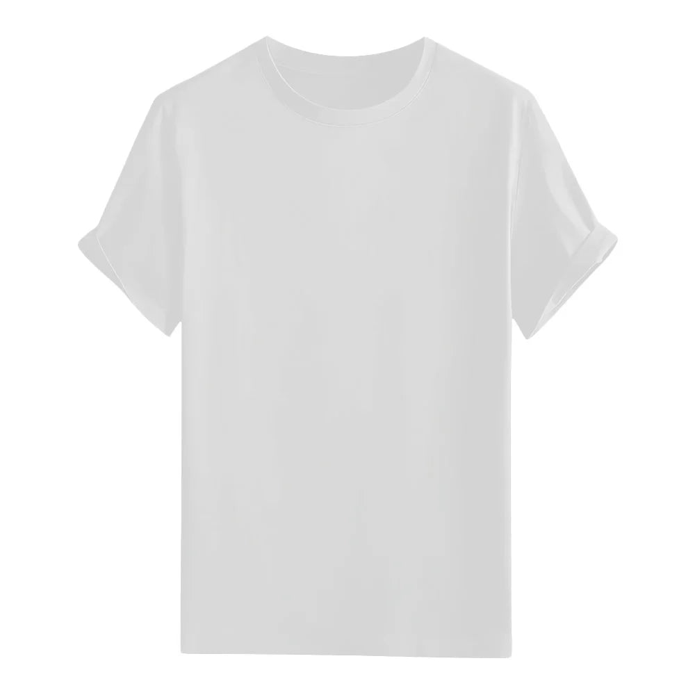 Camiseta blanca Oversize para hombre con diseño Minimalista "Balance".