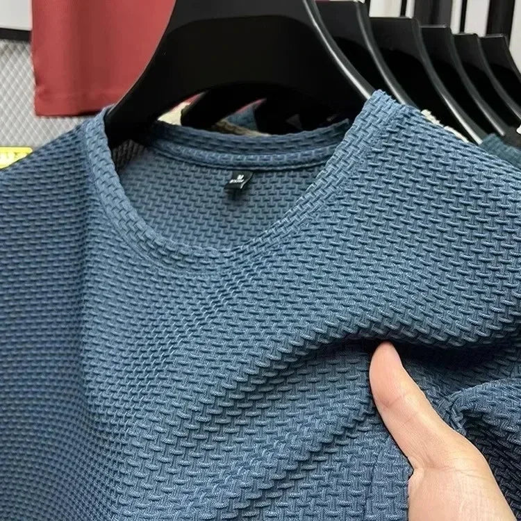 Camiseta transpirable de manga corta tejido Calado/Mesh.